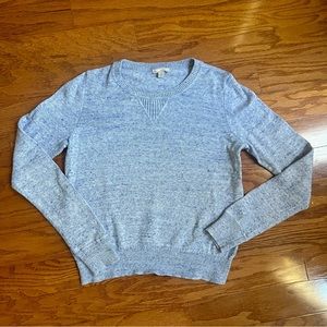 Gap size small woman’s sweater chambray blue color.